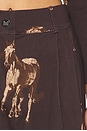 view 6 of 6 Wide Leg Pants in Brown Horses