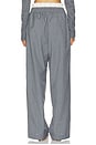 view 4 of 6 Double Waistband Floral Pant in Grey