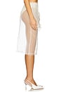 view 3 of 6 x REVOLVE Organza Midi Skirt With Big Bow in White