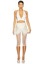 view 5 of 6 x REVOLVE Organza Midi Skirt With Big Bow in White