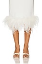view 6 of 6 x REVOLVE Midi Skirt With Feathers in White