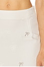 view 6 of 6 x REVOLVE Midi Skirt With Mini Strass Bows in White