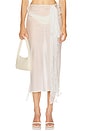 view 1 of 6 x REVOLVE Midi Skirt With Lace Details in White