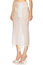 view 3 of 6 x REVOLVE Midi Skirt With Lace Details in White