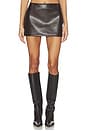 view 1 of 6 Mini Skirt in Brown