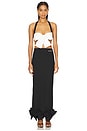 view 4 of 4 FALDA MIDI in Black