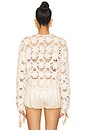 view 3 of 4 Crochet Top in Ivory