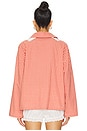 view 3 of 5 Polo Top in Vichy Red