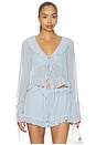 view 1 of 4 CAMISA RUFFLE in Baby Blue