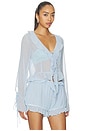 view 2 of 4 CAMISA RUFFLE in Baby Blue
