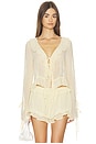 view 1 of 4 CAMISA RUFFLE in Yellow