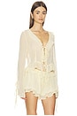 view 2 of 4 CAMISA RUFFLE in Yellow
