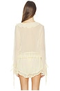 view 3 of 4 CAMISA RUFFLE in Yellow