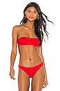 view 1 of 5 Charmie Bikini Top in Cherry