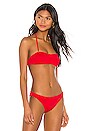 view 2 of 5 Charmie Bikini Top in Cherry
