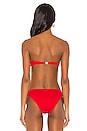 view 4 of 5 Charmie Bikini Top in Cherry