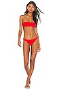 view 5 of 5 Charmie Bikini Top in Cherry