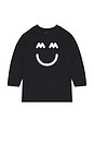 view 1 of 2 The Happy Tee in Black