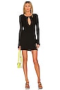 view 1 of 3 Mullins Cutout Mini Dress in Black