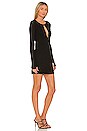 view 2 of 3 Mullins Cutout Mini Dress in Black