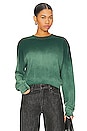 view 1 of 4 Exon Crew Neck Sweater in Vintage Emerald
