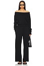 view 4 of 4 Bix Off The Shoulder Sweatshirt in Black