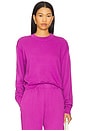 view 1 of 4 Exon Crew Neck Pullover in Berry Burst