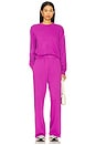 view 4 of 4 Exon Crew Neck Pullover in Berry Burst