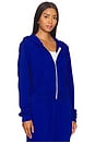 view 3 of 5 Bowman Crop Zip Up Hoodie in Sapphire