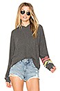view 1 of 4 Delaney Cropped Hoodie in Black