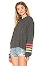 view 2 of 4 Delaney Cropped Hoodie in Black