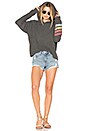 view 4 of 4 Delaney Cropped Hoodie in Black