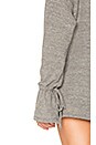 view 5 of 5 Brecken Bell Sleeve Sweater in Heather Gray