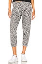 view 1 of 4 Nate Crop Sweatpant in Heather Leopard