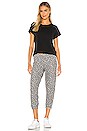 view 4 of 4 Nate Crop Sweatpant in Heather Leopard