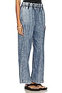 view 2 of 4 Mabel Wide Leg Pant With Pocket in Acid Denim