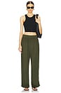 view 4 of 4 Mabel Wide Leg Pant in Army