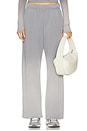 view 1 of 6 Mabel Wide Leg Pant With Side Pocket in Pewter Ombre