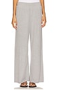 view 1 of 6 Zuri Wide Leg Pant in Heather Grey