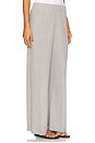 view 2 of 6 Zuri Wide Leg Pant in Heather Grey