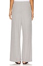 view 4 of 6 Zuri Wide Leg Pant in Heather Grey
