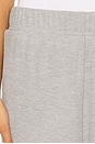 view 6 of 6 Zuri Wide Leg Pant in Heather Grey