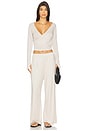 view 5 of 6 Vox Pleated Pant in Cloud