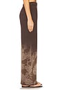 view 3 of 6 Mabel Wide Leg Pant in Dark Brown Splash