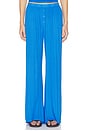 view 1 of 6 Laguna Wide Leg Pant With Snaps in Bluebird