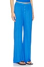 view 2 of 6 Laguna Wide Leg Pant With Snaps in Bluebird