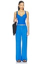 view 5 of 6 Laguna Wide Leg Pant With Snaps in Bluebird