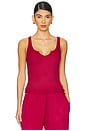 view 1 of 4 Murphy Tank With Open Slit Front in Maroon Haze