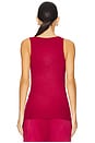 view 3 of 4 Murphy Tank With Open Slit Front in Maroon Haze