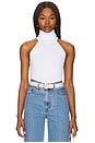 view 1 of 4 Romulus Sleeveless Mock Neck Top in White